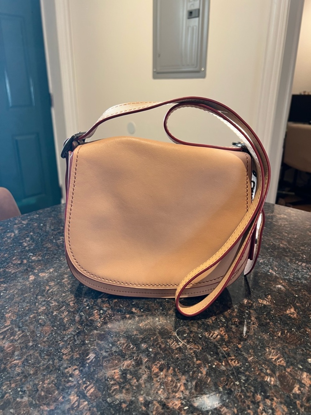 Coach Leather Saddle Crossbody